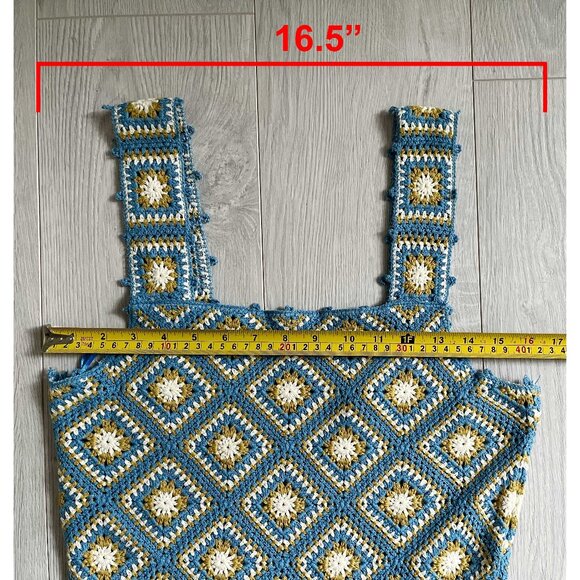 Mini Crochet Dress Size M - Picture 3 of 3